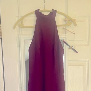 Cranberry gown. Size 4. BHLDN brand.